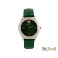 ساعت ورساچه زنانه بند چرم سبز Versace-3943-L
