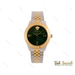 ساعت مچی ورساچه زنانه طلایی نقره ای صفحه سبز Versace-3945-L