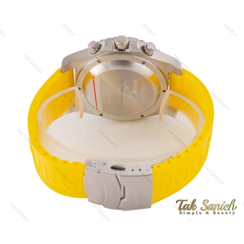 ساعت مچی برایتلینگ مردانه دوزمانه زرد Breitling-3950-G