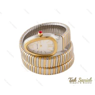 ساعت بولگاری ماری زنانه دورنگ طلایی نقره ای Bvlgari-3977-L