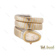 ساعت ماری بولگاری زنانه طلایی نقره ای نگین دار Bvlgari-3978-L