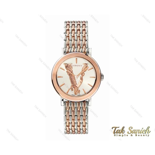 ساعت ورساچه Virtus زنانه رزگلد نقره ای Versace-3987-L