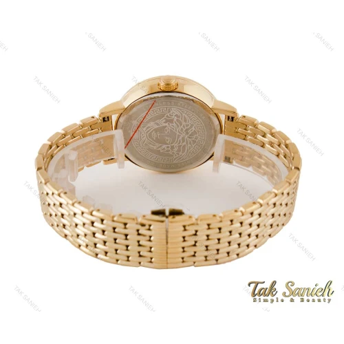ساعت مچی ورساچه Virtus زنانه طلایی صفحه مشکی Versace-3994-L