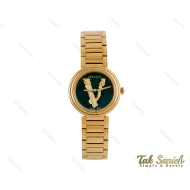 ساعت ورساچه Virtus زنانه طلایی صفحه سبز Versace-3995-L