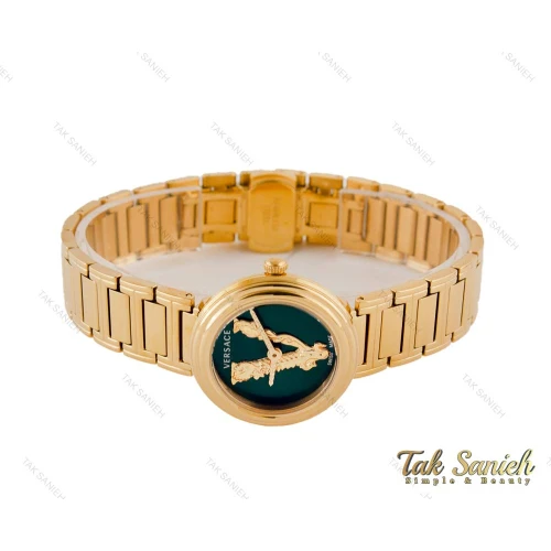 ساعت ورساچه Virtus زنانه طلایی صفحه سبز Versace-3995-L