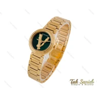 ساعت ورساچه Virtus زنانه طلایی صفحه سبز Versace-3995-L