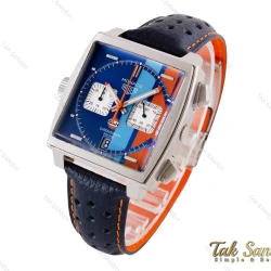 ساعت تگ هویر موناکو مردانه بند چرم سرمه ای Tag-3997-G