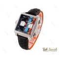 ساعت تگ هویر موناکو بند چرم مردانه Tag-3998-G
