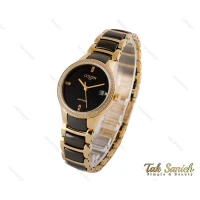 ساعت سیتیزن VIP زنانه بند سرامیکی مشکی Citizen-4009-L