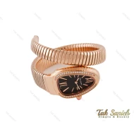 ساعت بولگاری ماری زنانه رزگلد نگین دار دو دور Bvlgari-4017-L