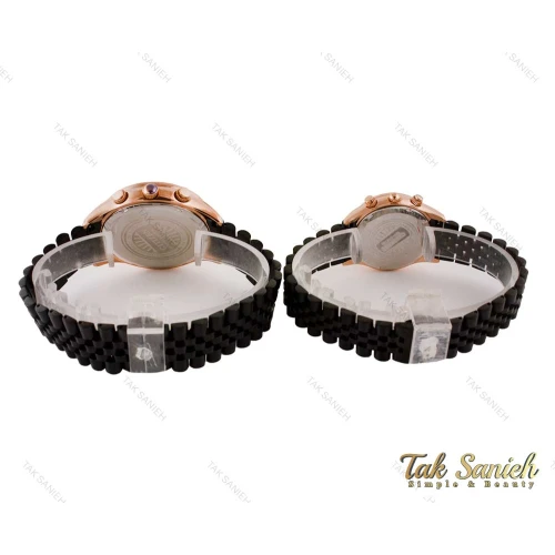 ساعت ست سیتیزن VIP رزگلد مشکی مدل Citizen-4012-S