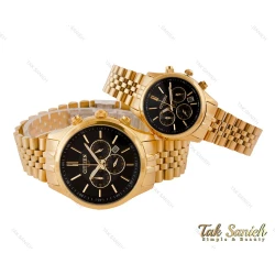 ساعت مچی ست سیتیزنVIP طلایی سه موتوره کرنوگراف Citizen-4015-S