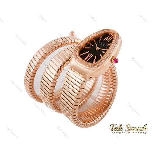 ساعت بولگاری ماری رزگلد نگین دار زنانه Bvlgari-4023-L