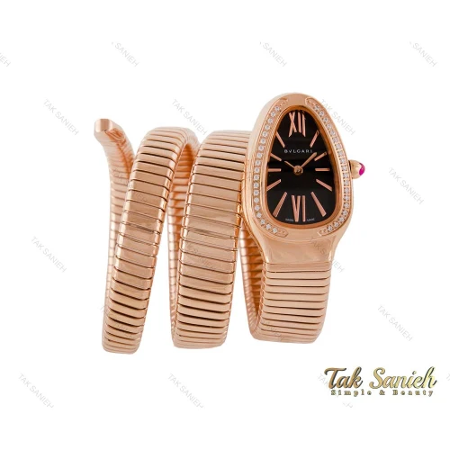 ساعت بولگاری ماری رزگلد نگین دار زنانه Bvlgari-4023-L