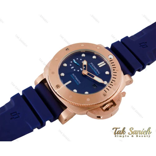 ساعت پنرای Submersible مردانه اتوماتیک سرمه ای Panerai-4027-G