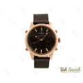 ساعت داتیس مردانه دوزمانه مشکی رزگلد Datis-3764-G