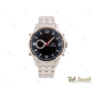 ساعت داتیس مردانه دوزمانه نقره ای سرمه ای Datis-3766-G