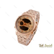 ساعت داتیس مردانه دوزمانه رزگلد Datis-3768-G