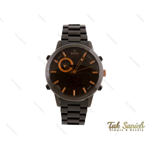 ساعت مچی مردانه داتیس دوزمانه مشکی Datis-3769-G