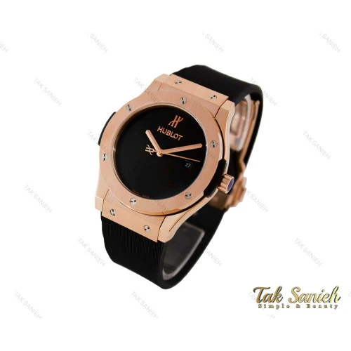 ساعت هابلوت اتوماتیک مردانه رزگلد صفحه مهندسی Hublot-3772-G