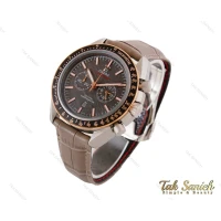 ساعت امگا مردانه اسپیدمستر بند چرم طوسی Omega-3789-G