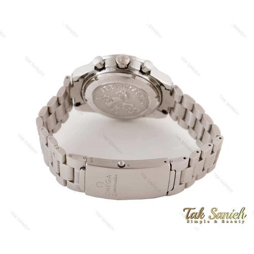 ساعت امگا مردانه مدل اسپیدمستر نقره ای آبی Omega-3793-G