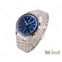 ساعت امگا مردانه مدل اسپیدمستر نقره ای آبی Omega-3793-G