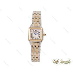 ساعت مچی کارتیه زنانه Panthere دورنگ طلایی اسمال Cartier-3807-L