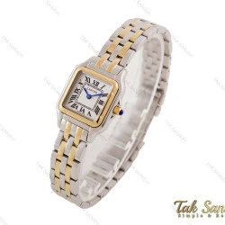ساعت مچی کارتیه زنانه Panthere دورنگ طلایی اسمال Cartier-3807-L