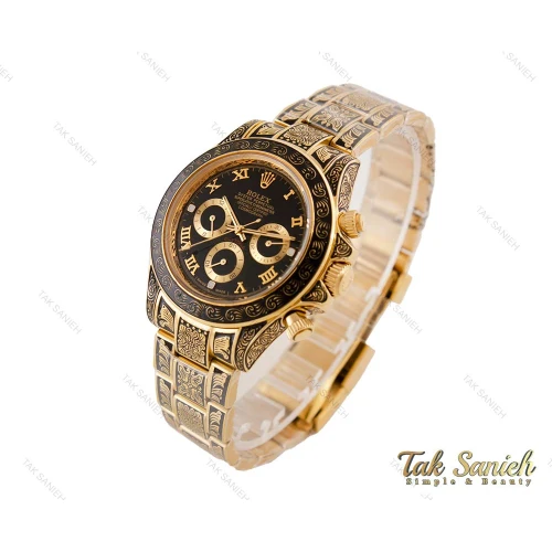 ساعت رولکس مردانه مدل دیتونا حکاکی Rolex-3815-G