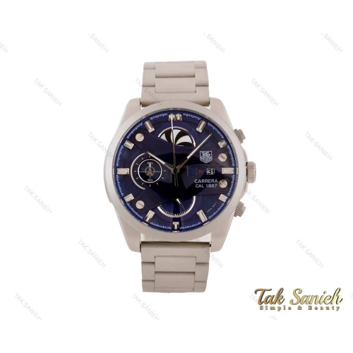 ساعت تگ هویر Cr7 سیلور سرمه ای Tag-3824-G