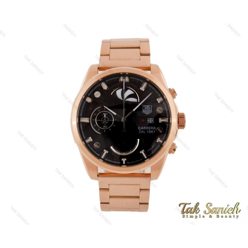 ساعت تگ هویر کررا CR7 مردانه رزگلد مشکی Tag-3826-G