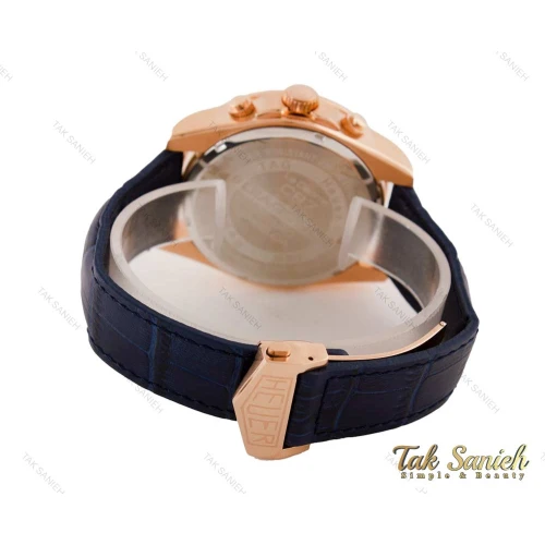 ساعت تگ هویر CR7 مردانه بند چرم سرمه ای Tag-3828-G