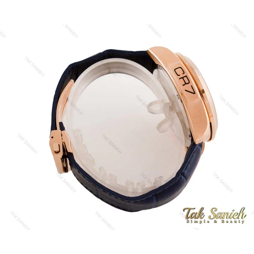 ساعت تگ هویر CR7 مردانه بند چرم سرمه ای Tag-3828-G