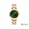 ساعت دنیل ولینگتون زنانه رزگلد سبز سایز کوچک DW-3837-28-L