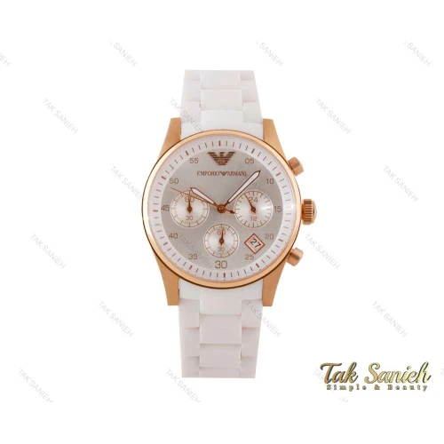 ساعت امپریو آرمانی سفید زنانه Emporio-3847-L