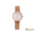 ساعت تیسوت زنانه رزگلد نگین دار Tissot-3854-L