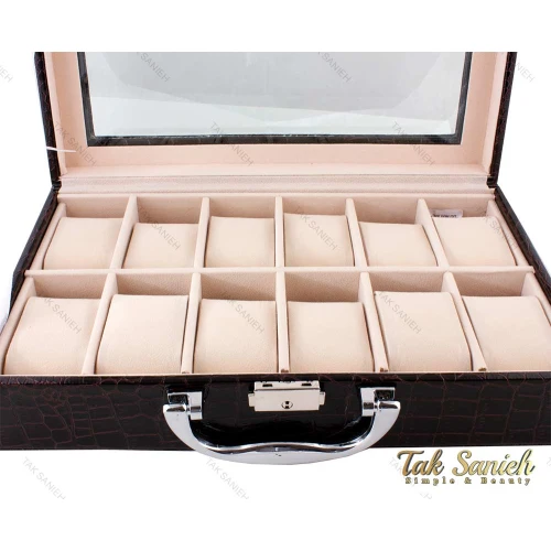 جعبه با 12 جایگاه نگهداری ساعت مچی مدل Box-3857