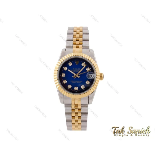 ساعت مچی رولکس زنانه مدل دیت جاست Rolex-3862-L