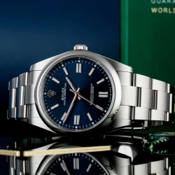 ساعت رولکس مردانه اویستر پرپچوال سرمه ای Rolex-4114-G