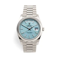 ساعت رولکس مردانه دی دیت اتوماتیک سیلور آبی Rolex-4119-G