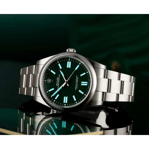ساعت رولکس مردانه اویستر پرپچوال سبز Rolex-4120-G