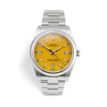 ساعت رولکس اویستر پرپچوال مردانه زرد Rolex-4122-G