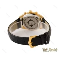 ساعت پتک فیلیپ مردانه سه موتوره بند چرم مشکی Patek-4138-G