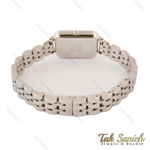 ساعت دنیل ولینگتون زنانه مستطیلی سیلور DW-4144-L