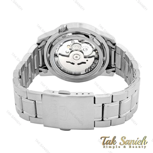 ساعت سیکو 5 اصل مردانه SNKK35J1 سیلور مشکی Seiko-4168-G