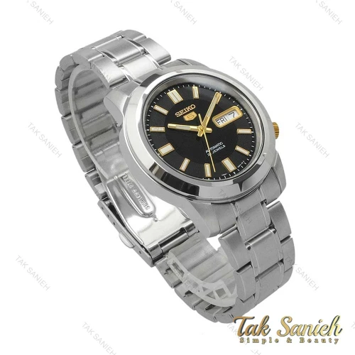 ساعت سیکو 5 مردانه اصل SNKK17J1 نقره ای مشکی Seiko-4169-G