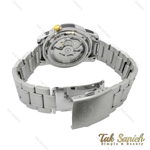 ساعت سیکو 5 مردانه اصل SNKK17J1 نقره ای مشکی Seiko-4169-G