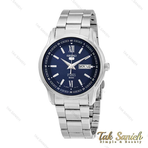 ساعت سیکو 5 اتوماتیک مردانه اصل SNKP17J1 صفحه سرمه ای Seiko-4170-G