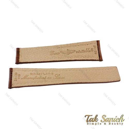 بند چرم ساعت برایتلینگ مردانه قهوه ای Breitling-strap-4193-G